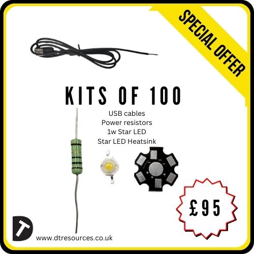 100 1W Start LED Kit