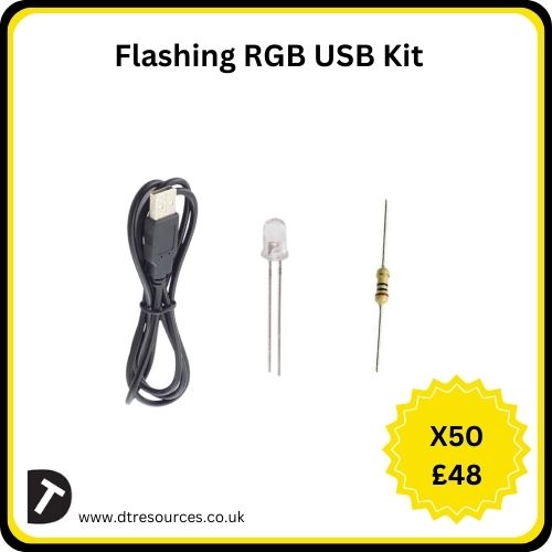 Flashing RGB LED Kit