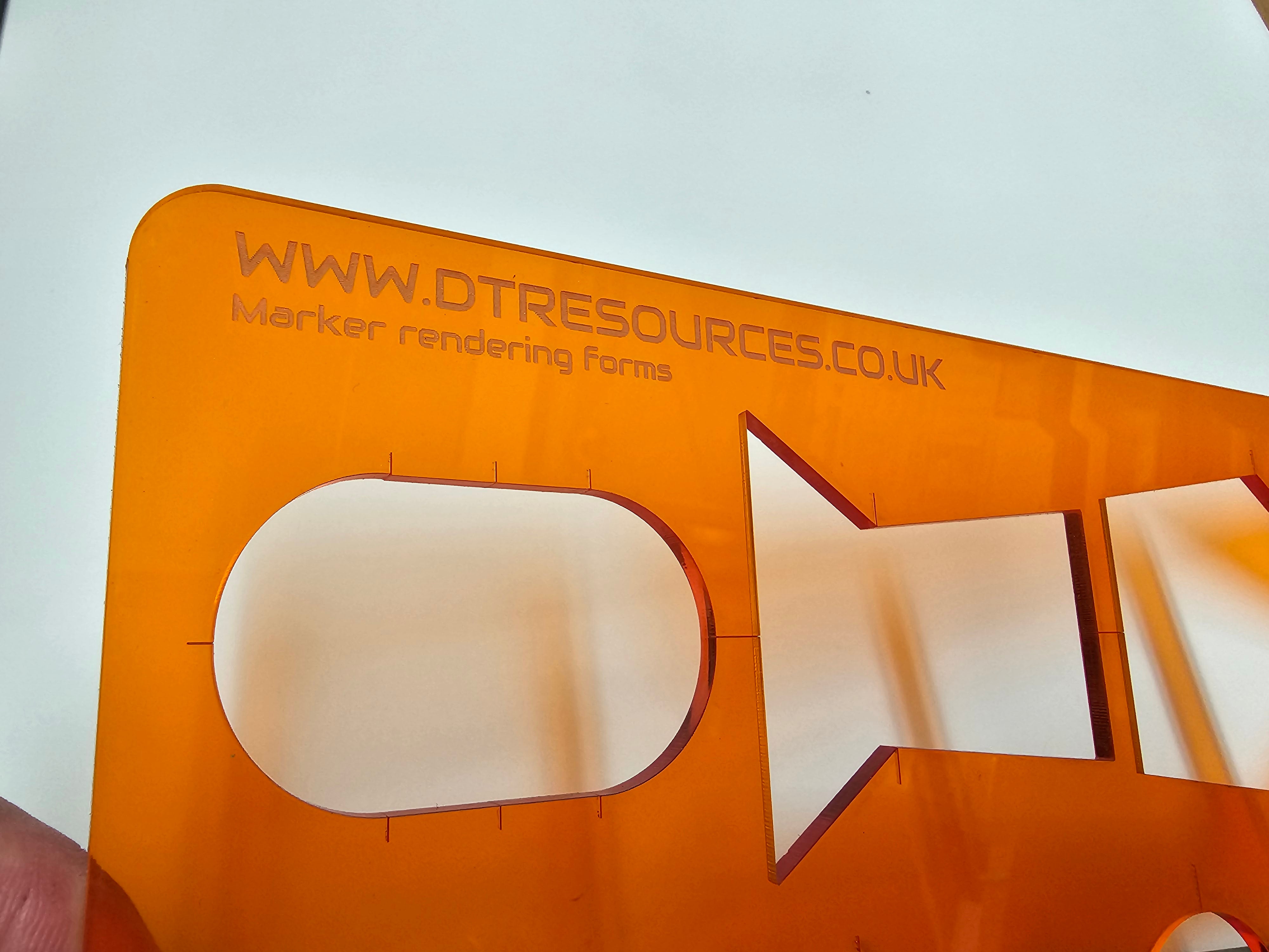 Marker Design Form Example Marker Rendering Forms - DXF – DTRESOURCES Limited