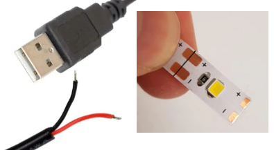 USB Cables and LED Strip light (Kit of 50)